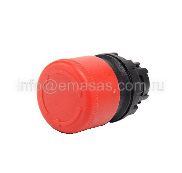 BDE30 Головка для авар. кнопки "Грибок" Ф30мм красная с фикс. и возврат поворотом