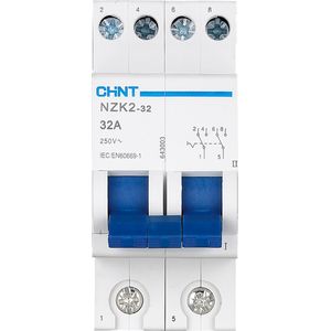 Модульный переключатель NZK2-32 2P 32А 2 положения (R)