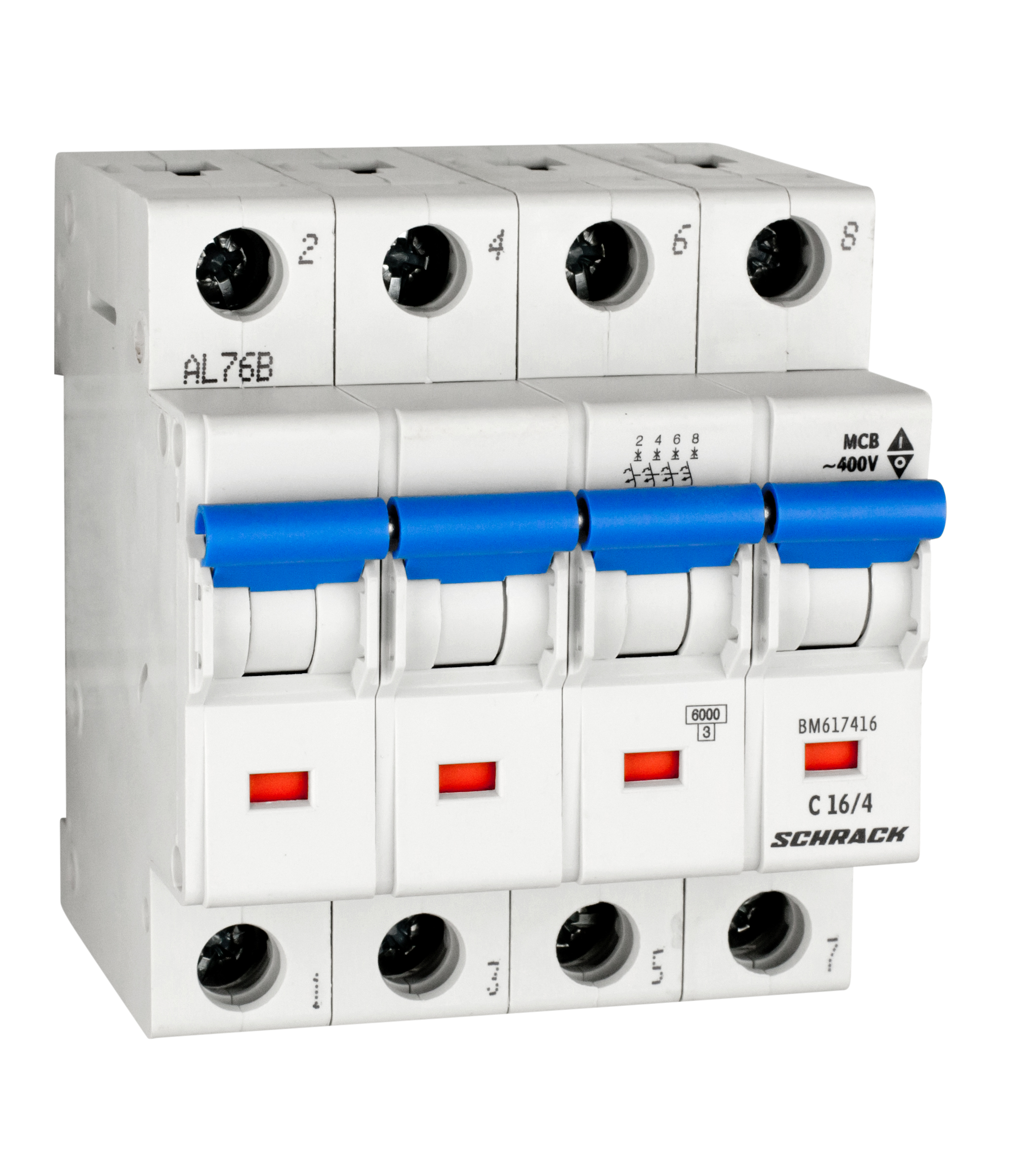 BM  6кА 4p C 16A Автоматический выключатель