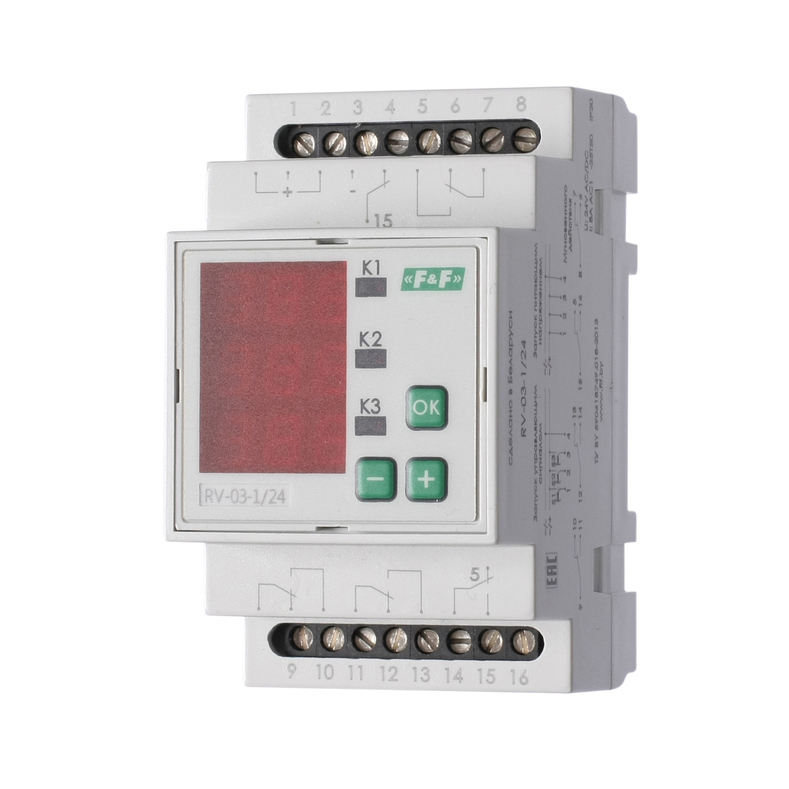 Реле времени программируемое RV-03-1/24