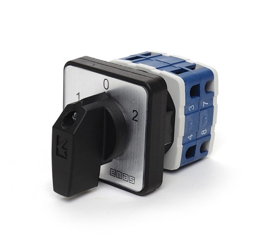 Переключатель реверсивный PSA-KD (1-0-2), 60° двухфазный  16А [нов.арт.PS016KD234]