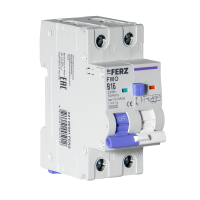 FMO-EL-1P+N 16A 30mA 6kA тип AC, х-ка B, 2M Диф. автомат