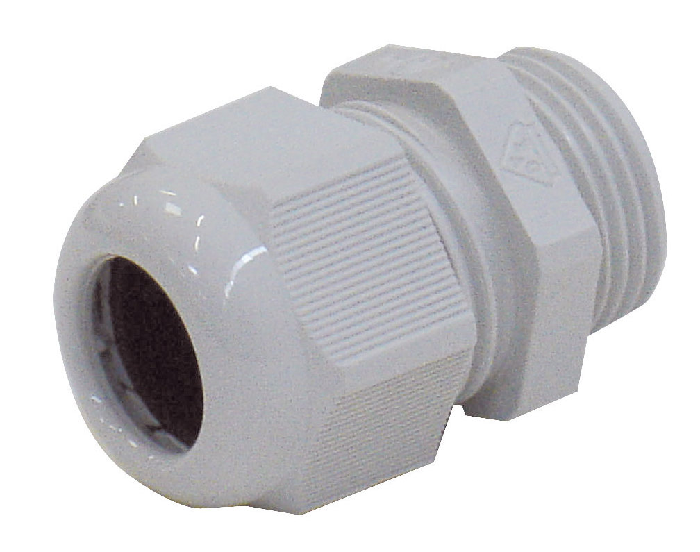 Сальник M25x1,5 RAL7035 полиамид без контргайки, s