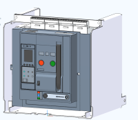 MO2R ETU600 LSI 3P 66kA 2500A, Воздушный АВ, выкатной, МП, выводы горизонтальные