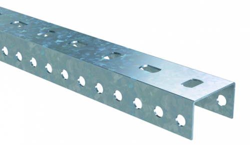 П-образный профиль PSM, L6000, толщ.2,5 мм, цинк-ламельный