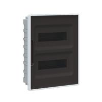 Щиток 24 мод встраиваемый для полых стен FRAME, белый, с тонированной  дверцей, с 4 шинами PEN (2шт
