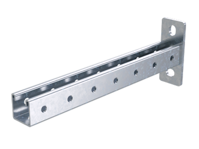 Консоль одиночная, 41х41, осн.600 мм, горячеоцинкованная