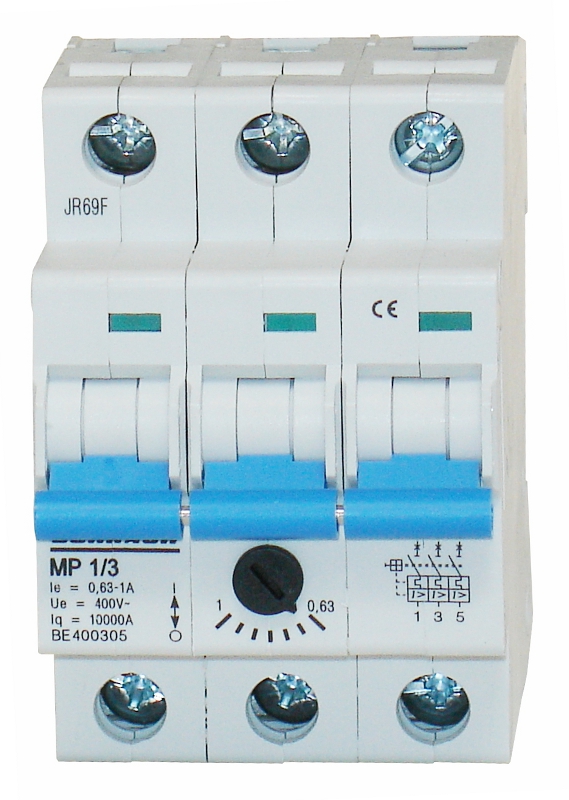 MP 3p  1,00/3 (0,63-1,00)А, Автомат защиты электродвигателя
