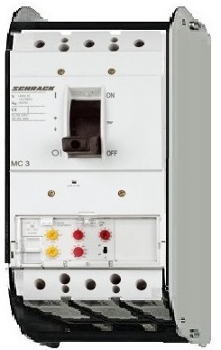 MC3-3A-150N-VE630 In=630A, Ir=0,5-1In,Isd=2-10Ir, 3P 150кА Авт.выкл, DER расцепитель+выкатной модуль