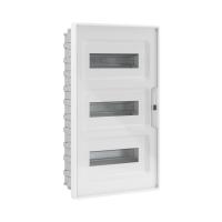 Щиток 36 мод встраиваемый для полых стен FRAME, белый, с прозрачной  дверцей, с 4 шинами PEN (2шт на