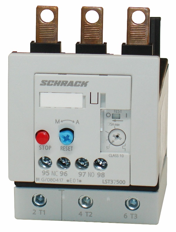 LST3 Термореле  75,0А/37,0кВт (57,00-75,00А) размер 3