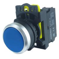 LA115 Кнопка синяя пластиковая 1НО, без фиксации IP65