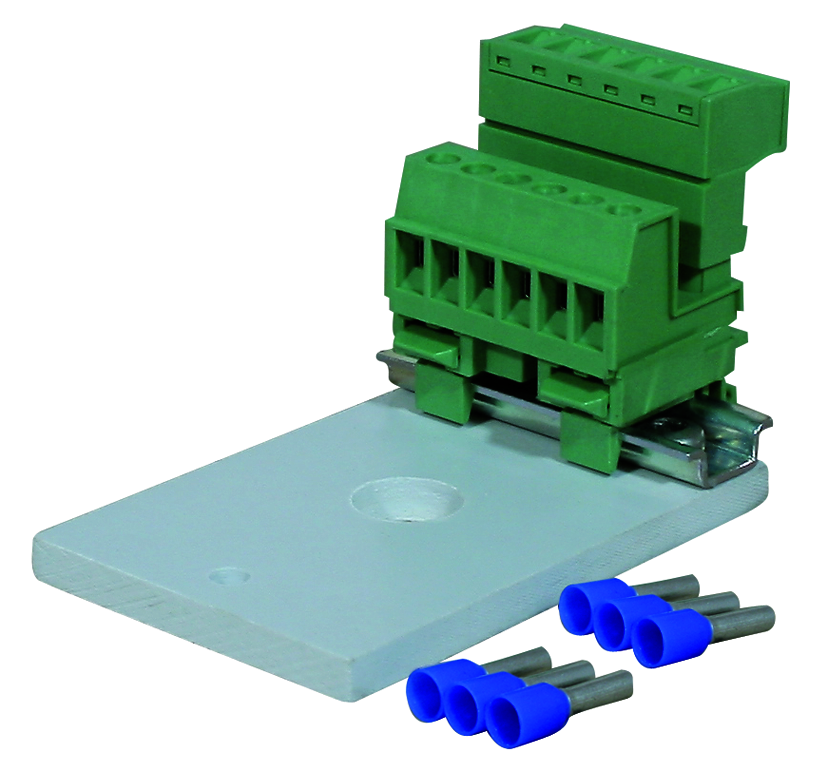 Клеммная колодка с комплектом гильз для вертикальных ПВР  BS-KL-SL00 подлючение ТТ и  приборов