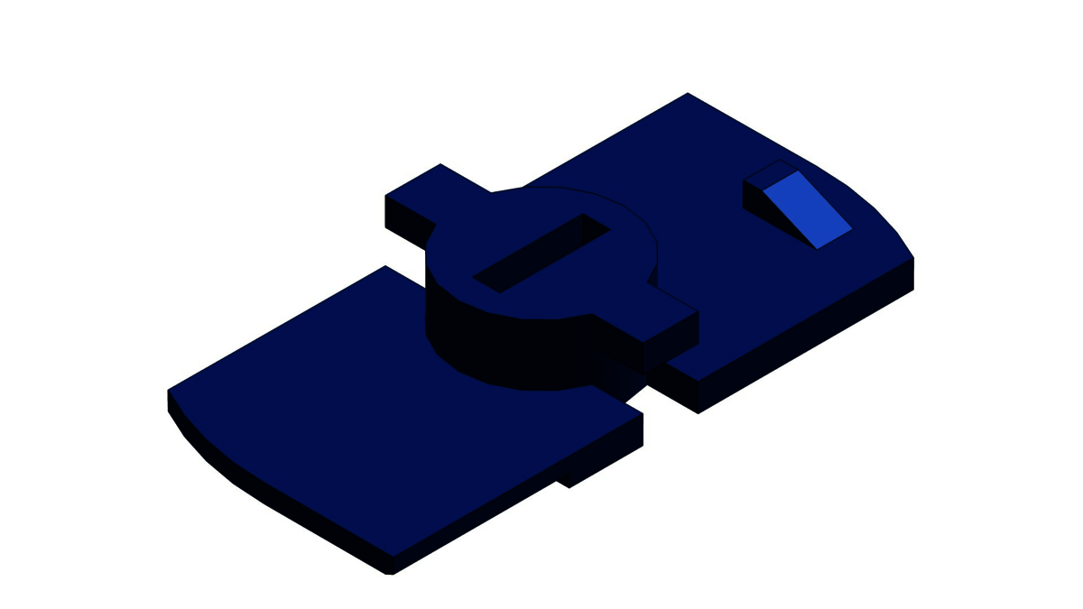 Фиксатор защиты крышки контактов от прикосновения VKA-KETO-00123-3 для KETO-00-03