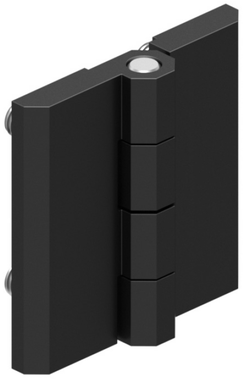 Петля листовая 50х50 металл/черное напыление