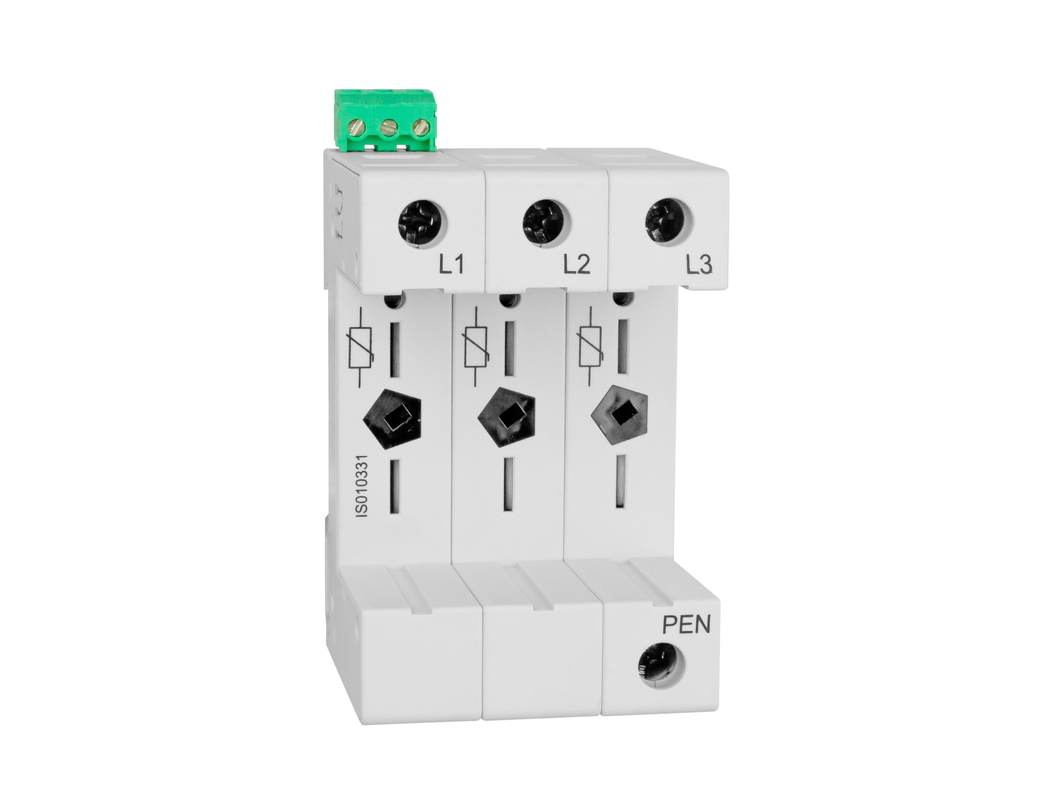 Модуль гнезда Vartec T II(C) VVP-3P+0, DS вспомогательный контакт