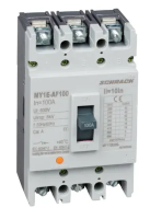 MY1-AF100BT, 100А, 3P, 18кА, Авт. выкл. фикс. расцепитель, наконечник