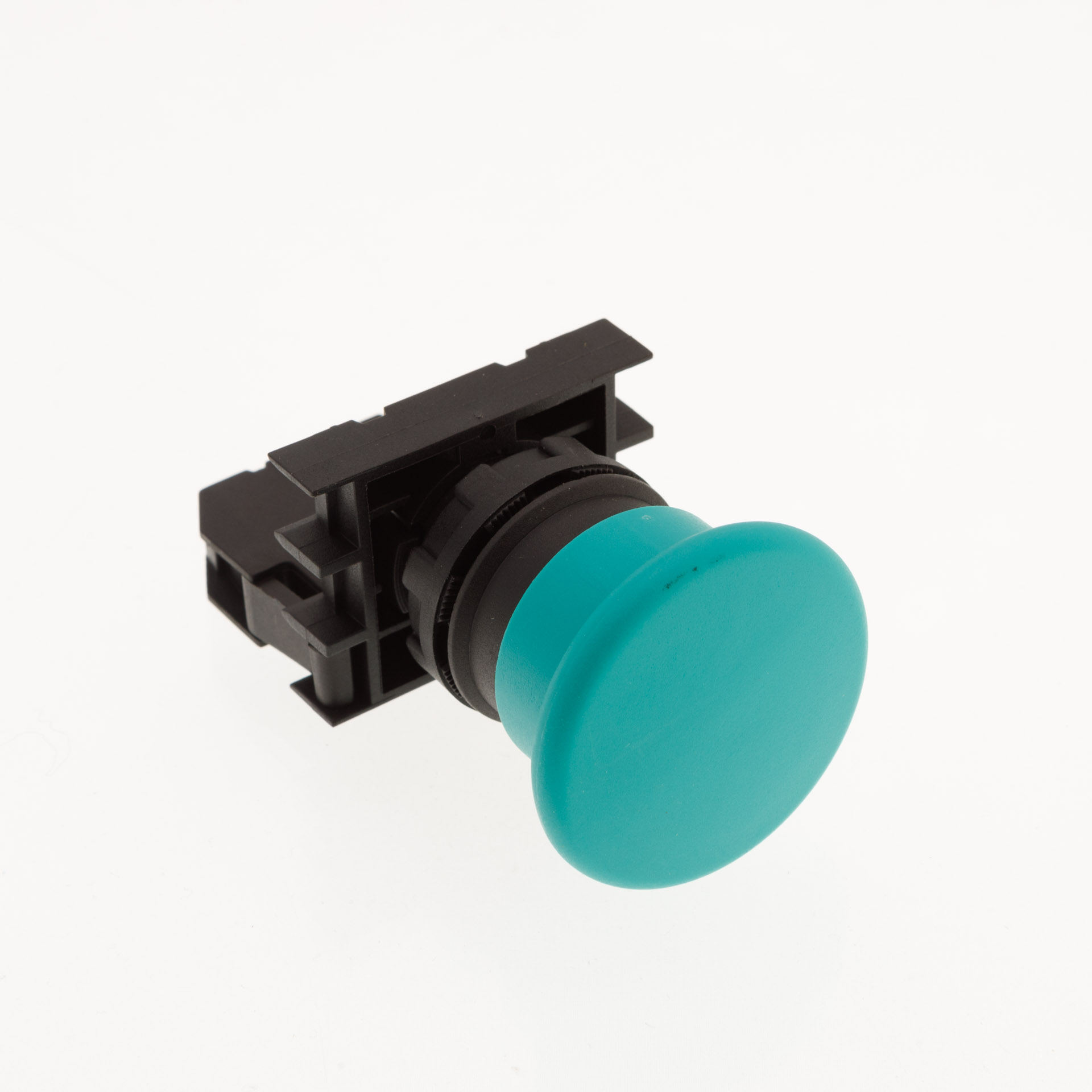 B-M40-G-(BA-B2)-IP50 Кнопка пластиковая "Грибок" д40 зеленая без фиксации 1НЗ