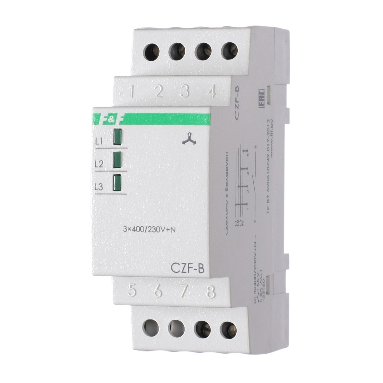 Реле контроля фаз CZF-B