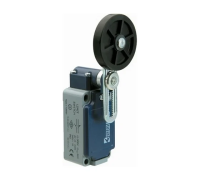 L52-K2-3-MEL122-IP65 Концевой выключатель медленного действия (1НО+1НЗ) двунаправленный с металлической консолью и резиновым роликом