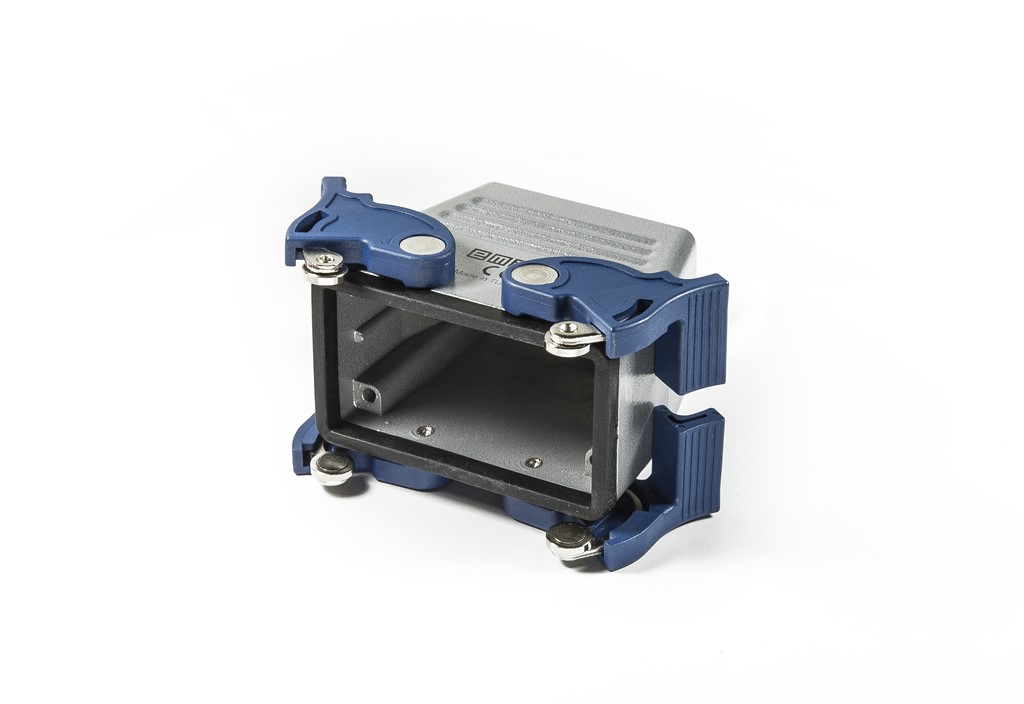 EB-M- 10-GU-34 Корпус пустой переносной 10 выводов 16А верхний ввод 4 фиксатора