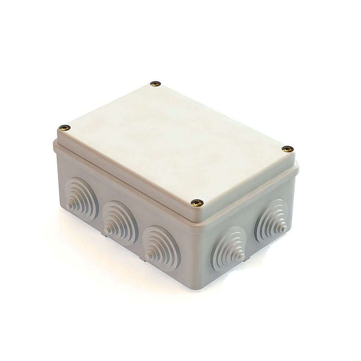 Коробка распаячная для наружного монтажа, 10 гермовводов, 150х110х70мм, IP44