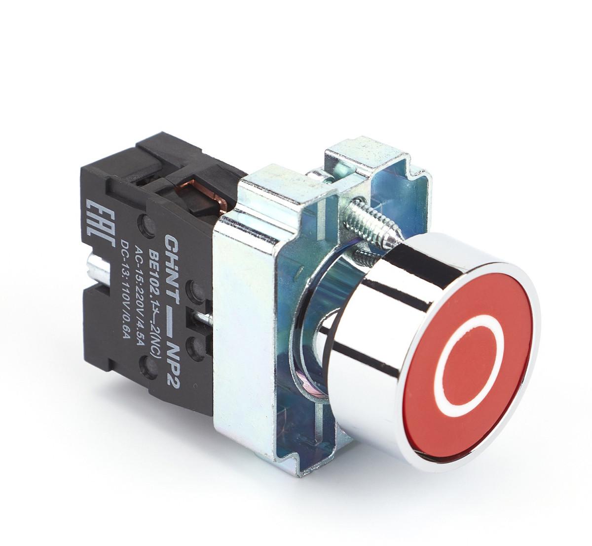 Кнопка управления NP2-BA4322 с маркировкой, 1НЗ IP40