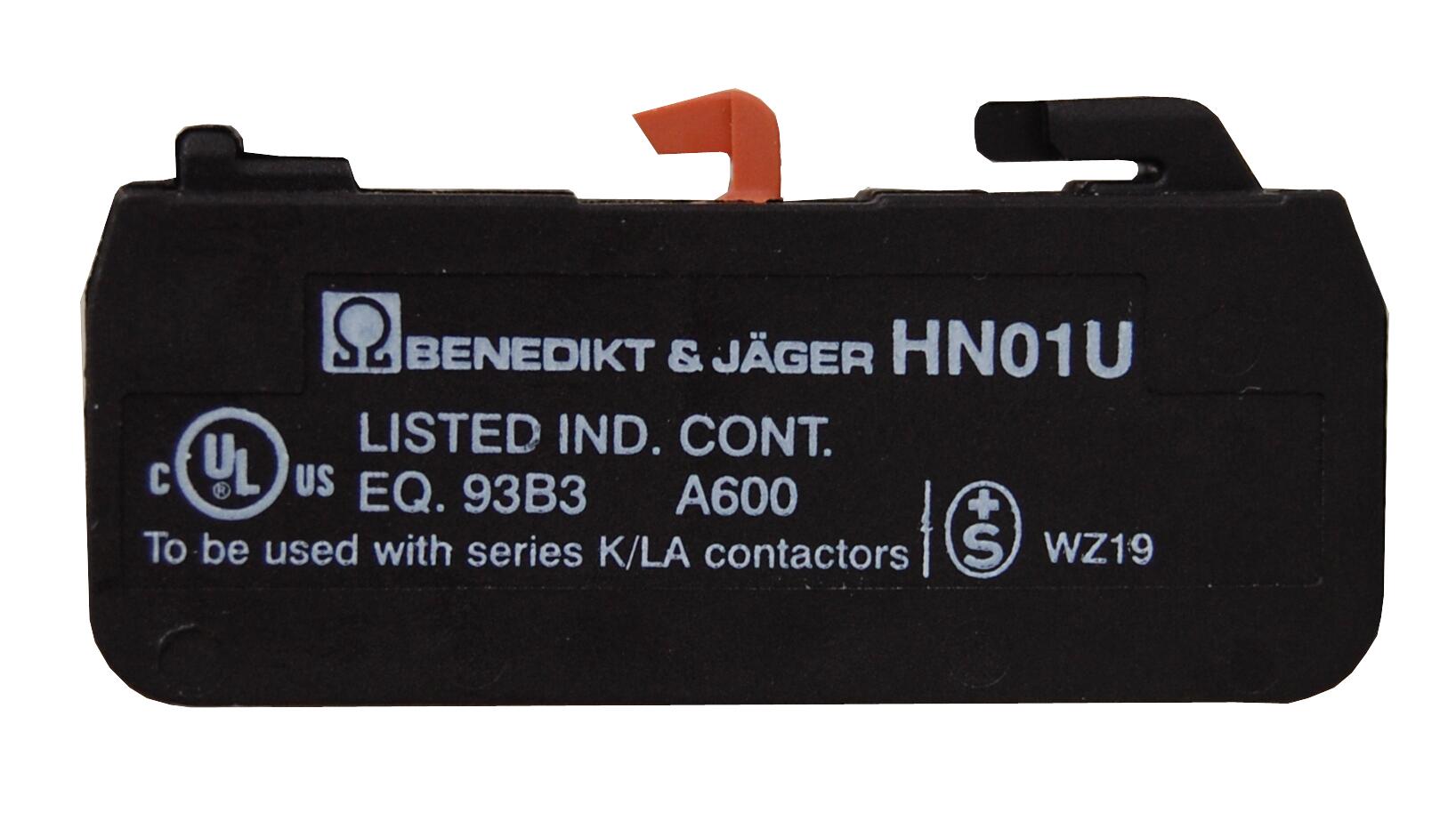 LA- Блок-контакт вспомогательный для LA 1нз с задержкой фронтальный монтаж