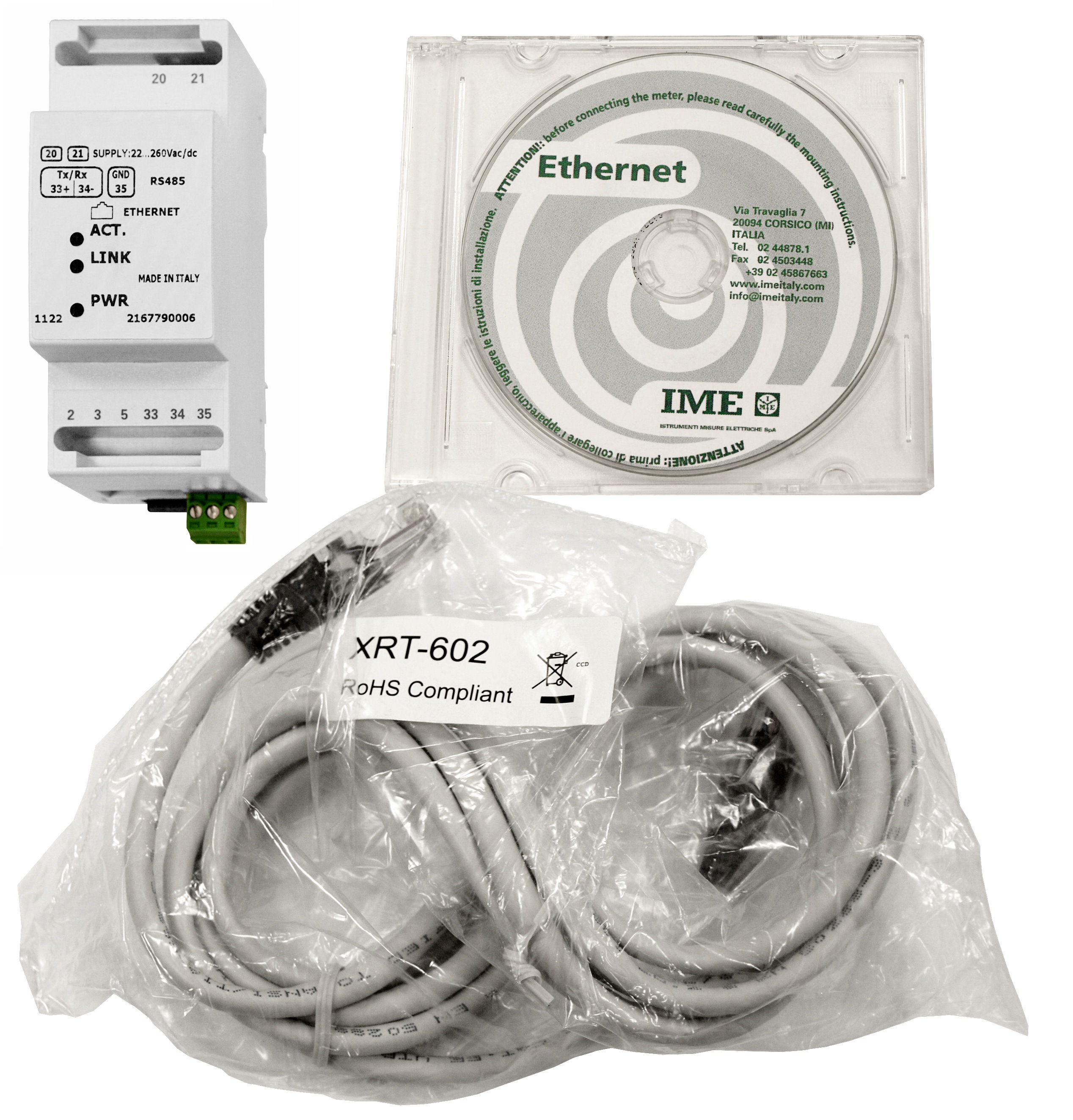 NA96 модуль Ethernet на DIN-рейку