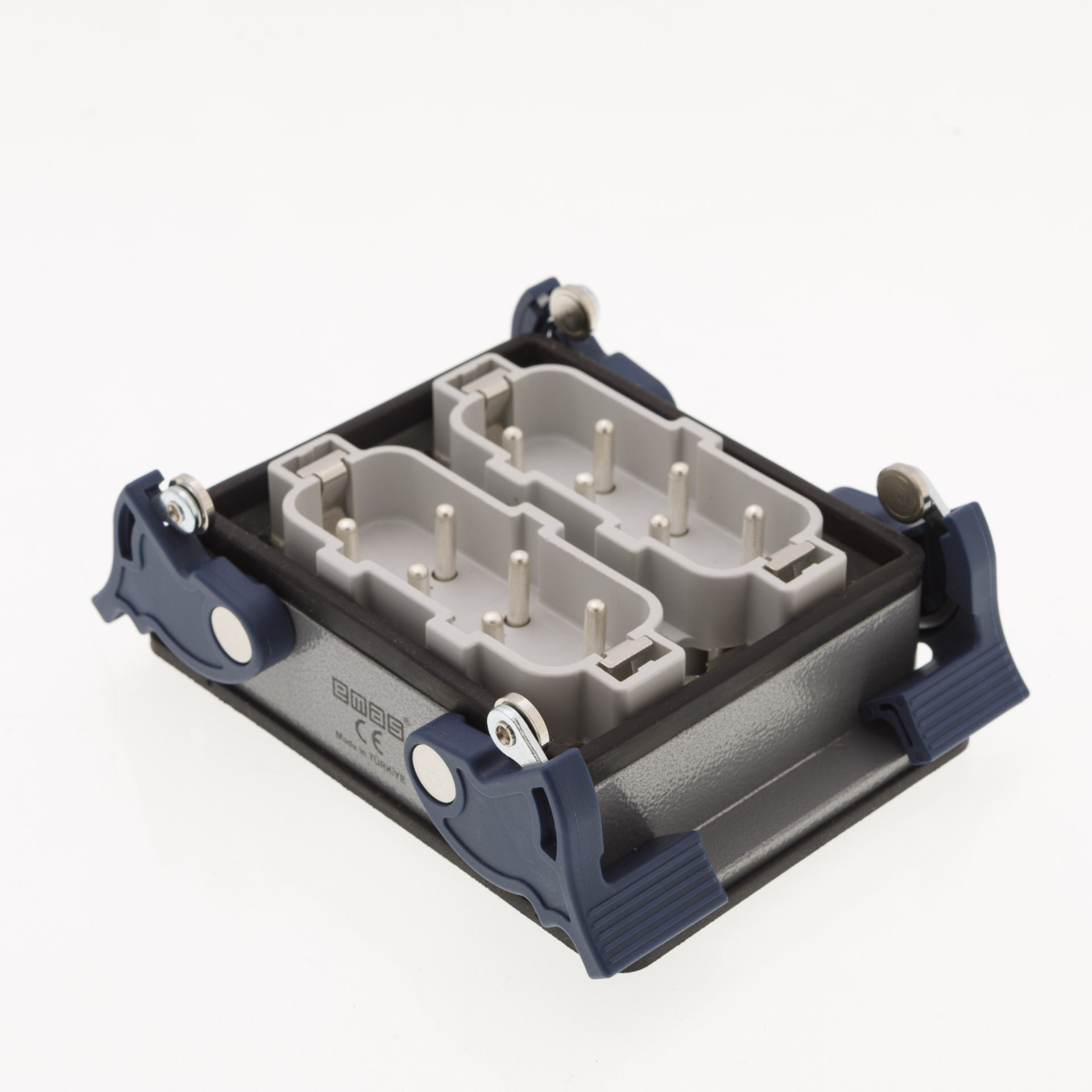 EB-M-612-FM-44-IP65 Вилка низкая, 4-фиксатора, для панели, 12 полюсов, 35A