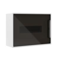 Щиток 12 мод настенный FRAME, белый, с тонированной дверцей, с 2 шинами  PEN на 6 и 8 отв.