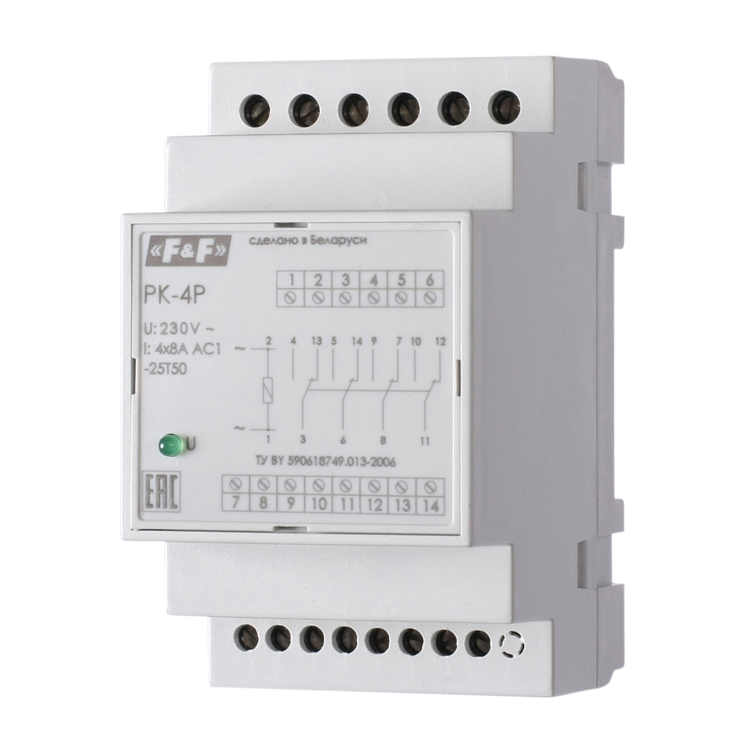 Реле электромагнитное PK-4P 230