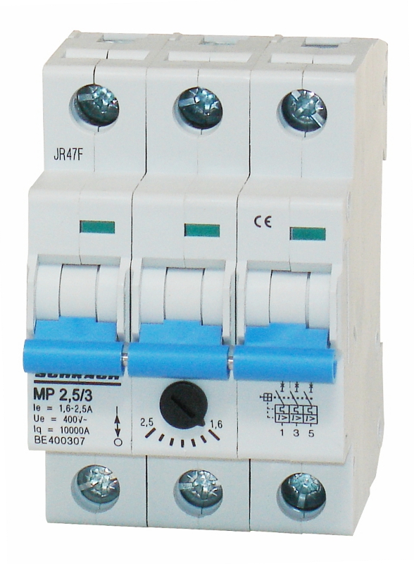 MP 3p  2,50/3 (1,60-2,50)А, Автомат защиты электродвигателя