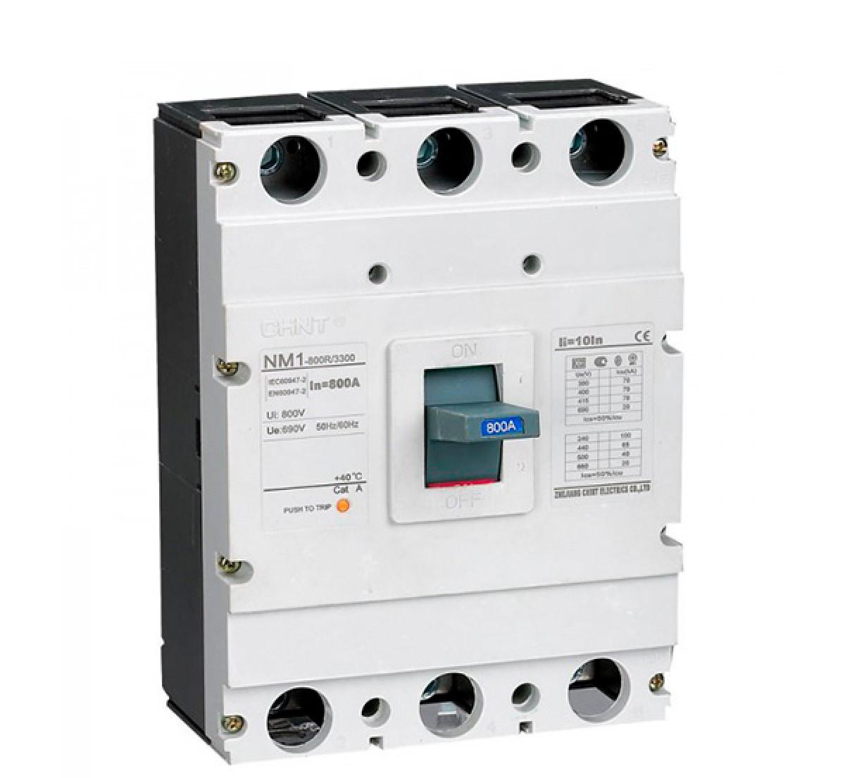 Авт. выкл. NM1-800H/3P 800А 60кА