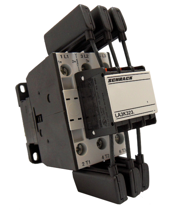 LA3K Контактор подключения конденсаторов  25кВар, 220-240В АС, 50/60Гц без блок контактов