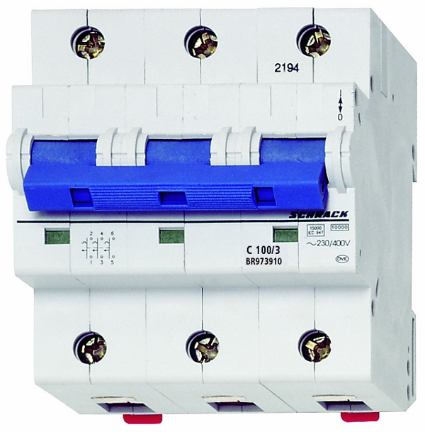 BR 10кА 3p С 100A Автоматический выключатель сильноточный
