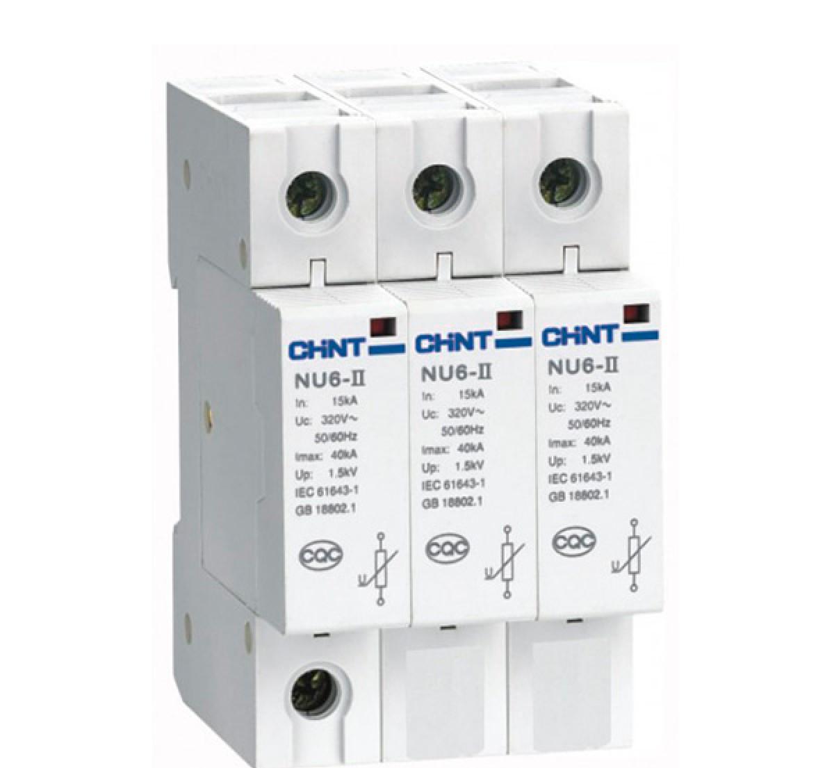 Ограничитель  имп. перенапр.  NU6-II 3Р In=25kA  Uc=460B Im=60kA