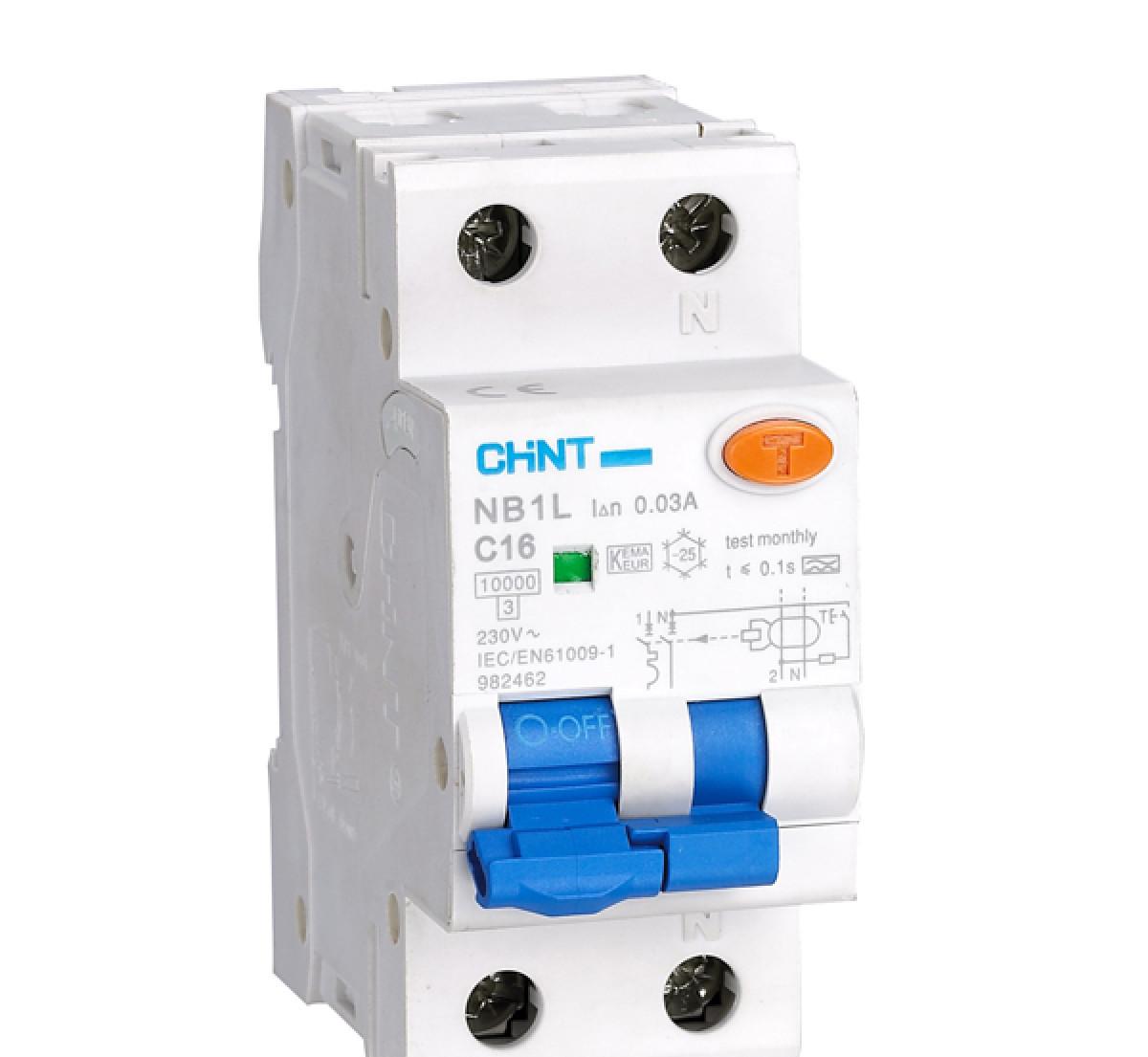 Диф. автомат NB1L 1P+N C32 30mA тип A 10kA (36mm) (R)