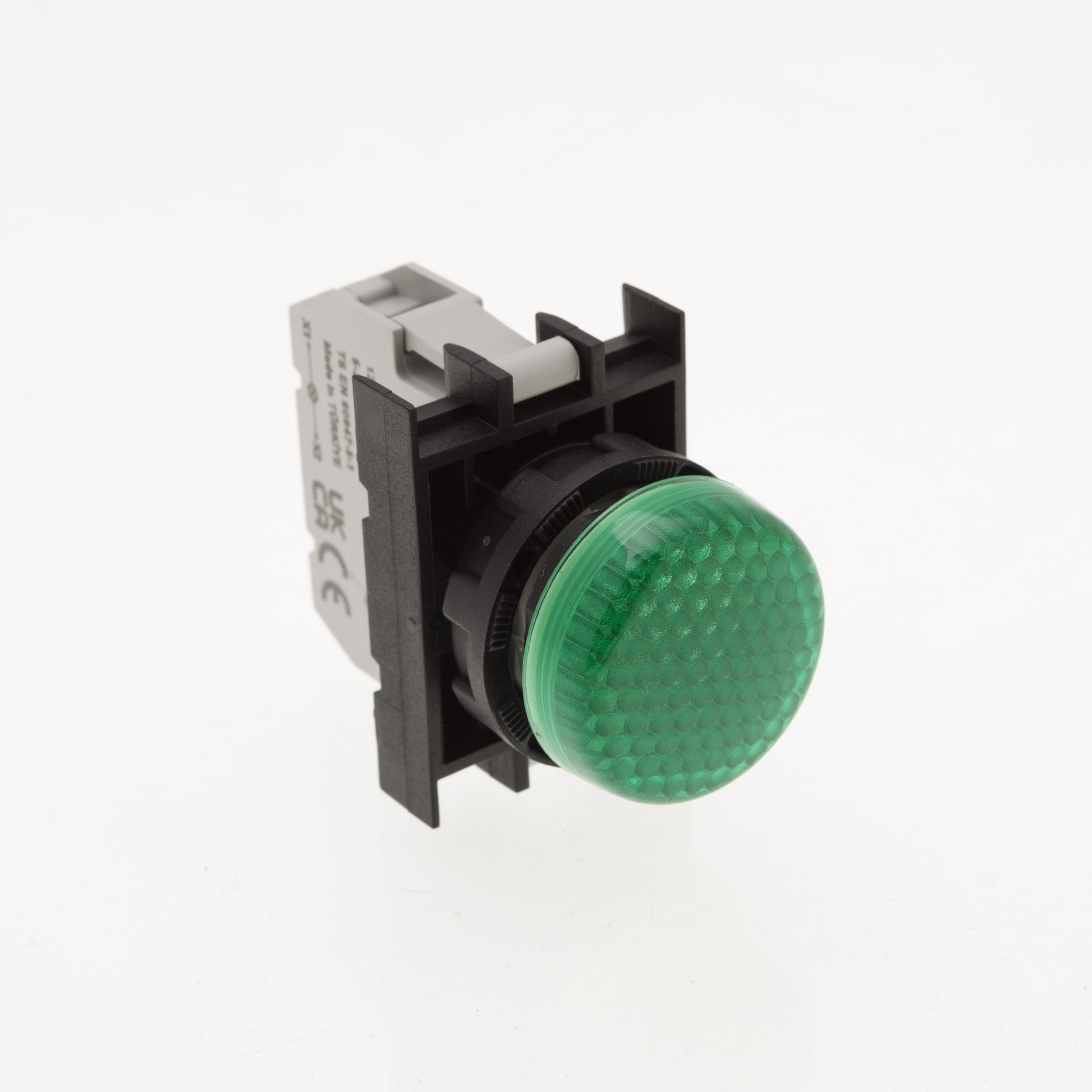 B-X-LED30-G-IP50 Сигнальная арматура зеленая пластиковая LED 12-30V AC/DC