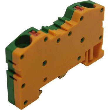 OPK 10PE/10mm Клемма заземляющая проходная закрытая, пружинные зажимы, 57A [ст.арт.1200]