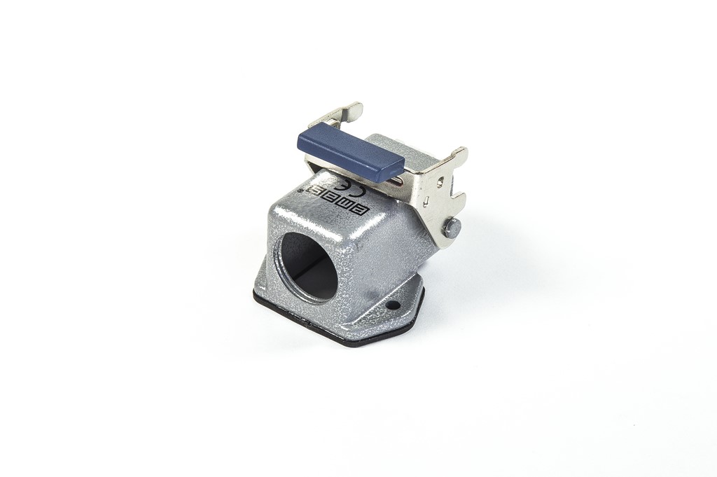 EB-M- 05-PE-56-IP65 Розетка стационарная встраиваемая металлическая 5 выводов 10А нижний и боковой ввод