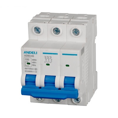 ADB3-63-C 6kA 3P 01A х-ка C Автоматический выключатель