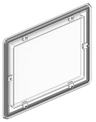 Окно смотровое большое (вырез 120х160) крепление винт
