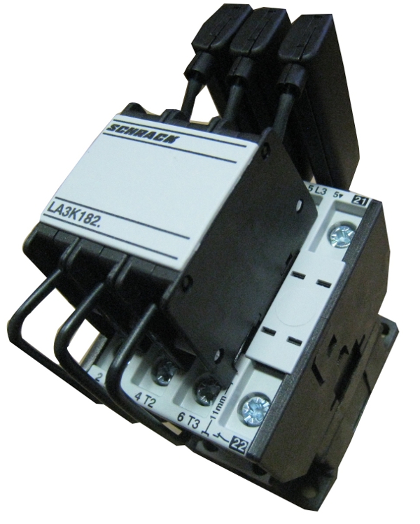LA3K Контактор подключения конденсаторов  12,5кВар, 220-240В АС, 50/60Гц 1НЗ контакт