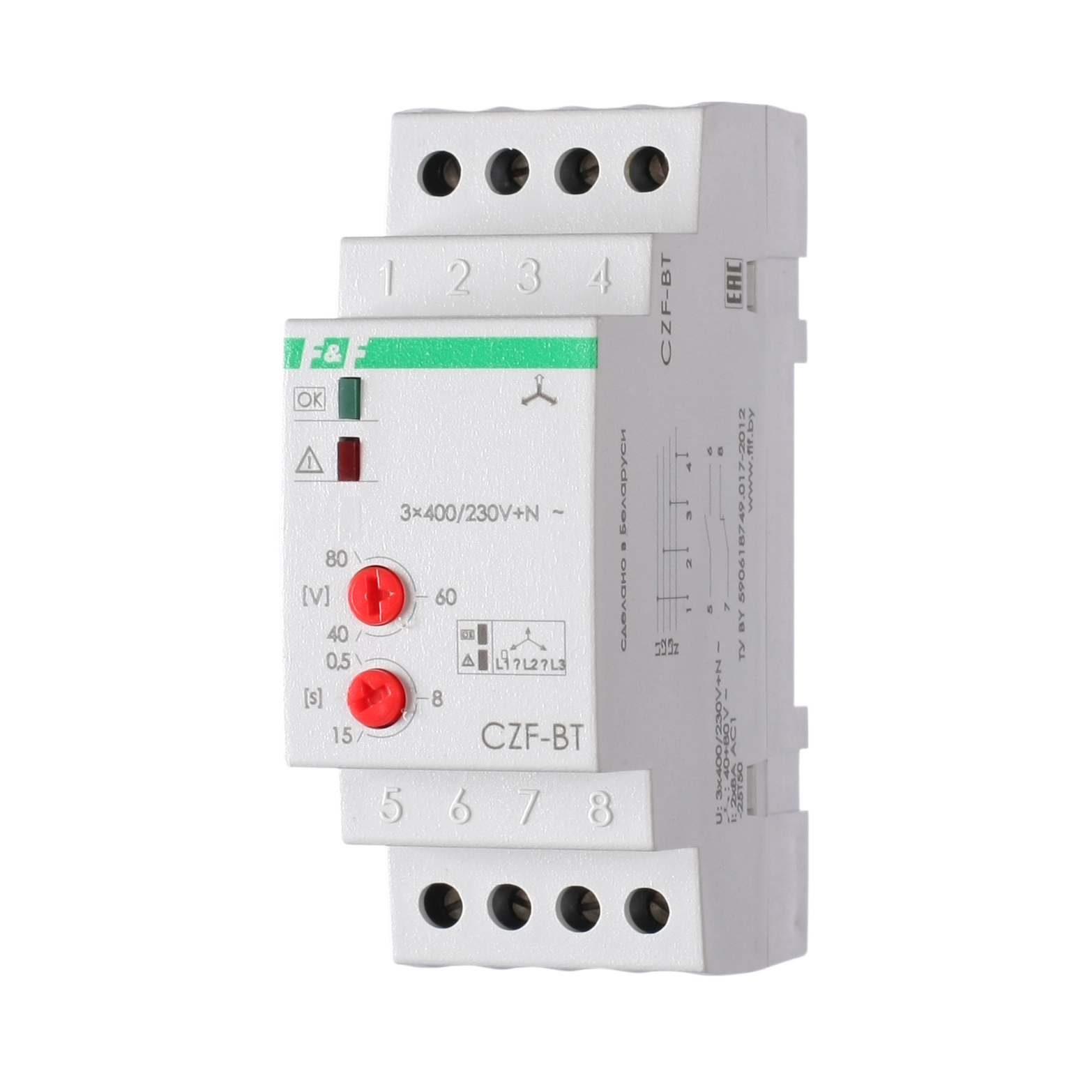 Реле контроля фаз CZF-BT