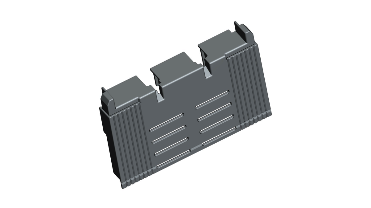 Защита от прикосновения к шинам h=32 UGS-KETO-00-3/32 для KETO-00 зажим F,S00,P00