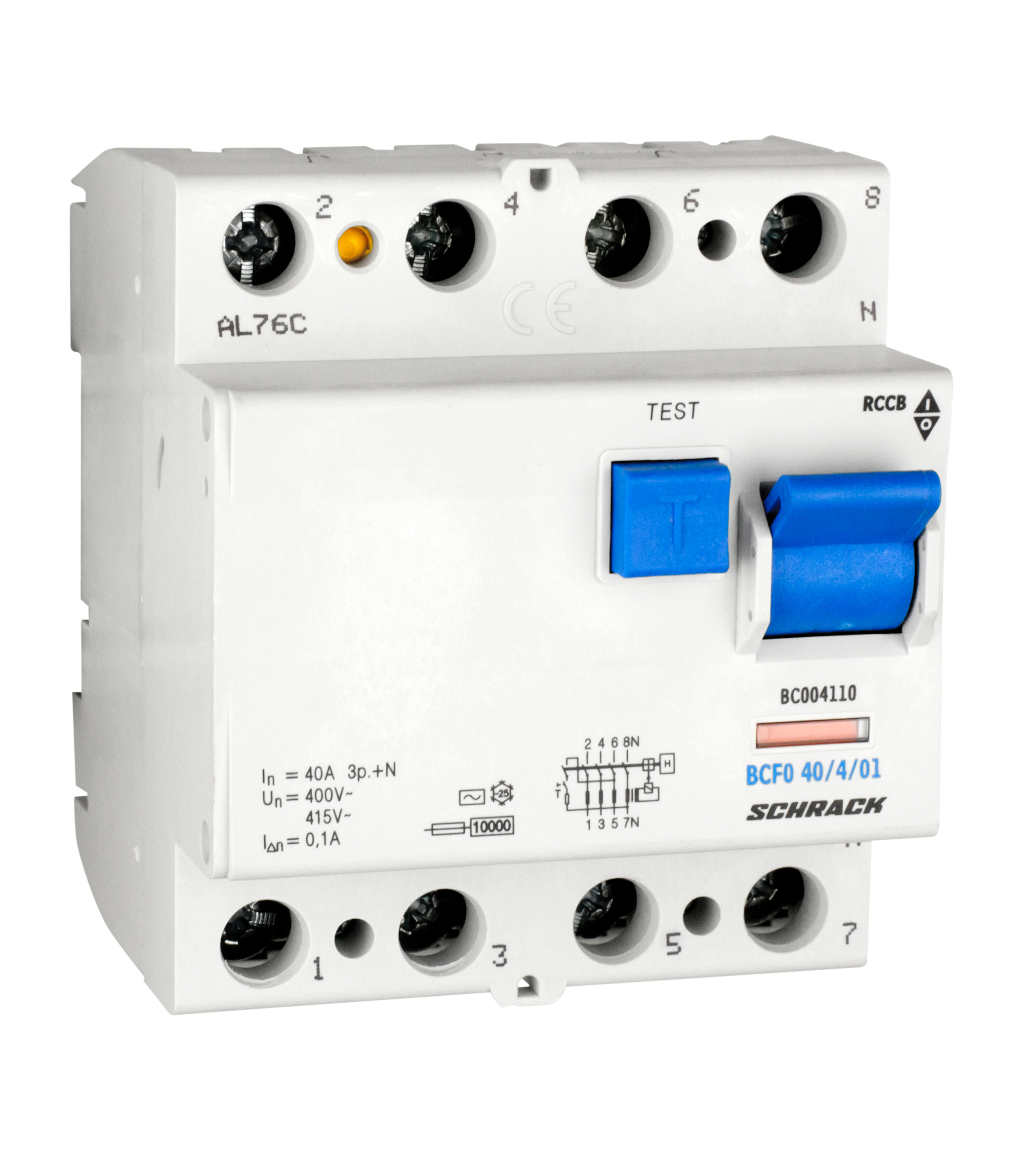 BC 10kA 4p 040A/ 100mA УЗО тип AС