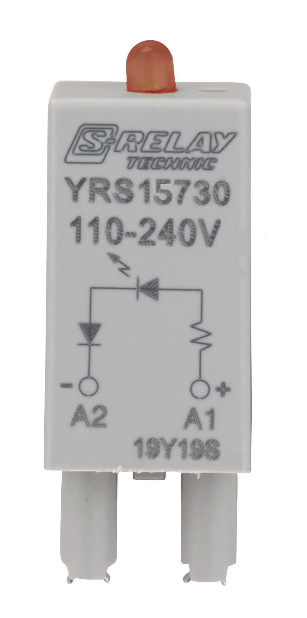 S-Relay RS,RS5,RXT модуль светодиода, красный, 110/240V AC/DC[ст.арт.YRSLR230--]                                                                      