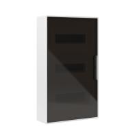 Щиток 36 мод настенный FRAME, белый, с тонированной дверцей, с 4 шинами  PEN (2шт на 8 отв. и 2шт на