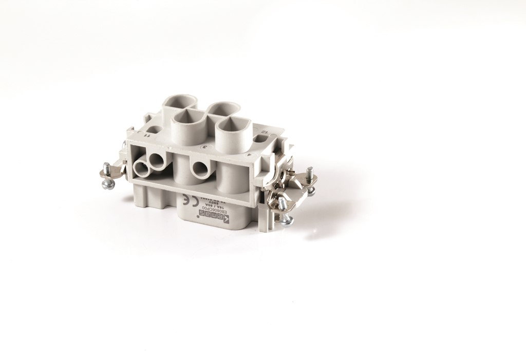 EB- 06-CF-00 Гнездо 6 выводов 4*80А 2*16A для разъемов EBM (мама) (№1-6)